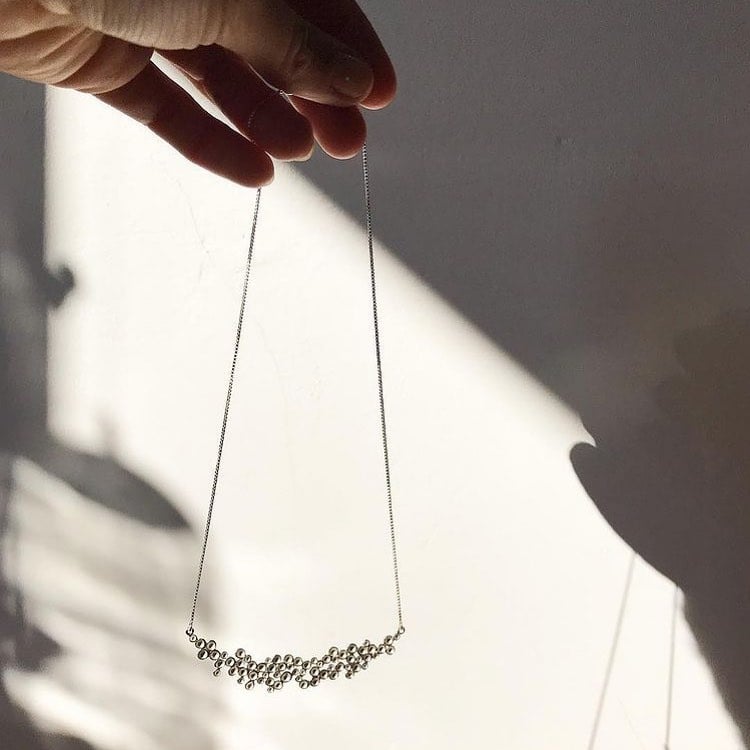 [Ines Telles] Halsketting Archipel Zilver