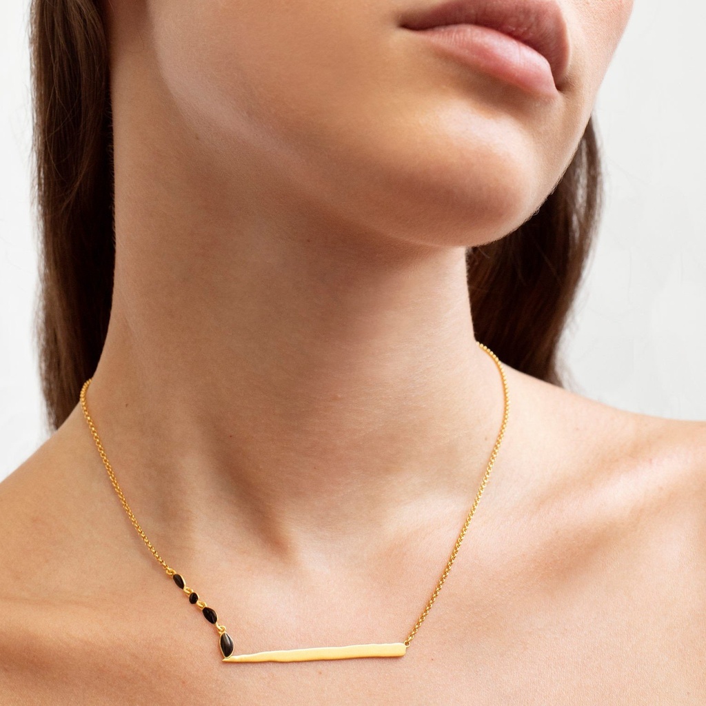 Halsketting Miro Zwart