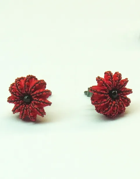 Oorstekers Bloem Nylon 3D