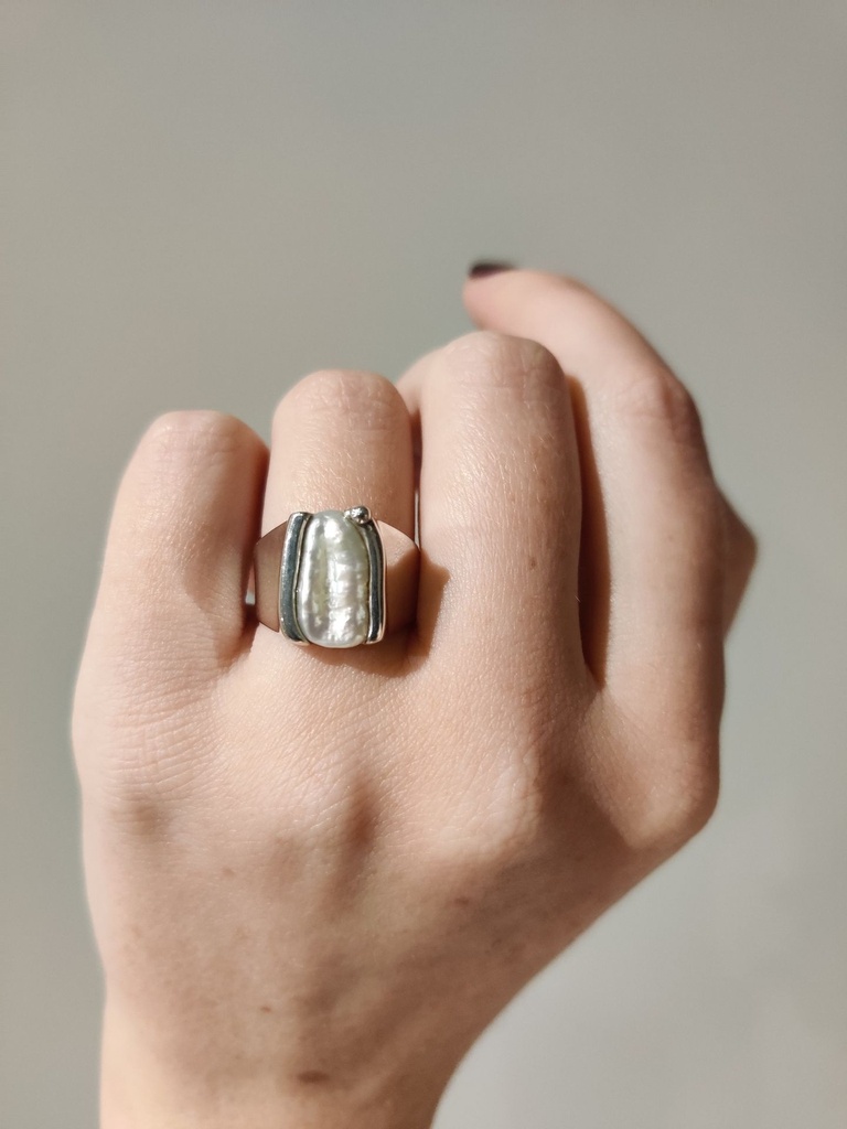 Ring Platte Parel Klein