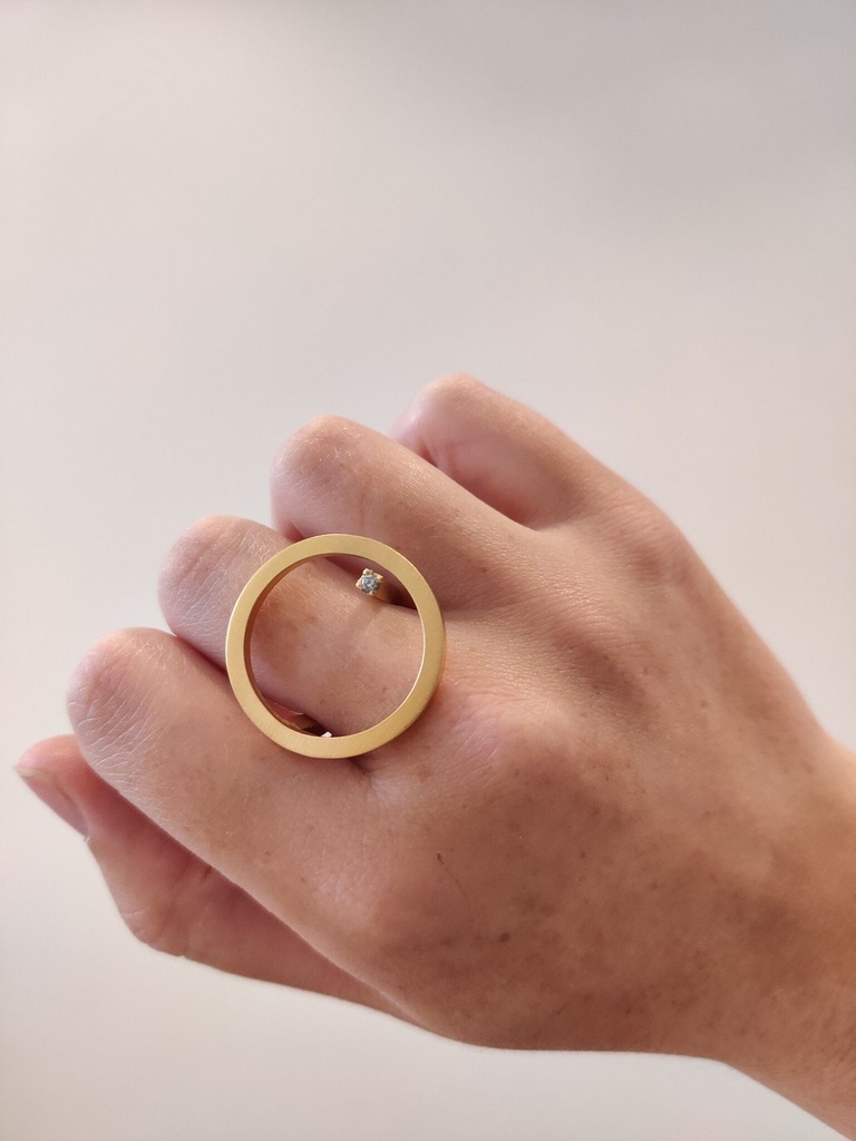 Cirkelring Verguld