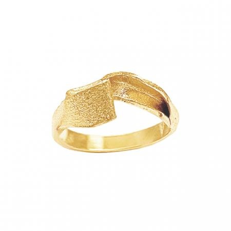 Ring Folded Verguld