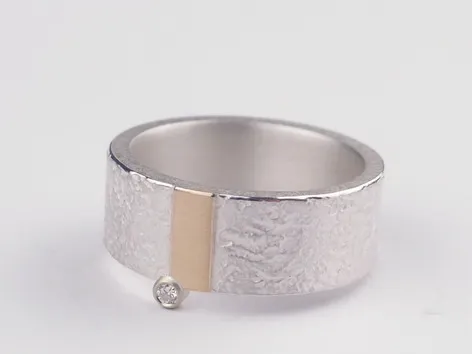Ring Goudplaat Diamant