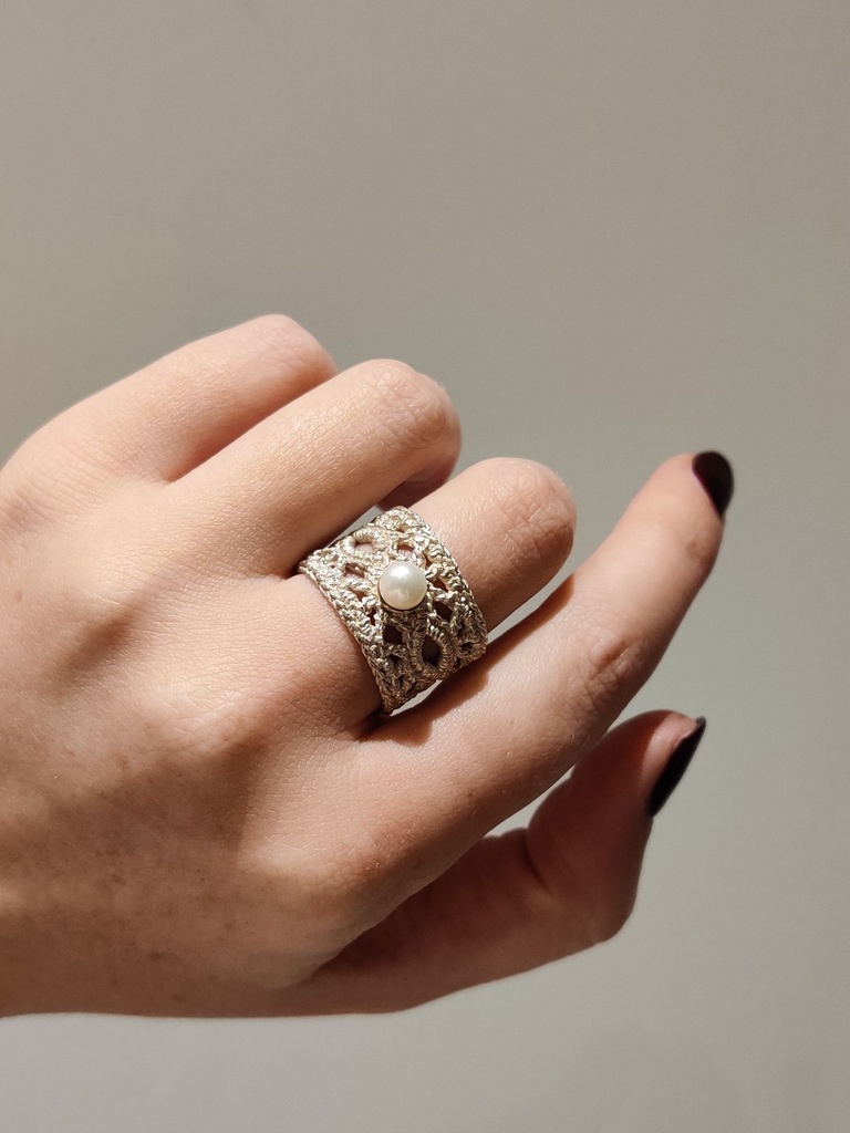 Ring Borduur Parel