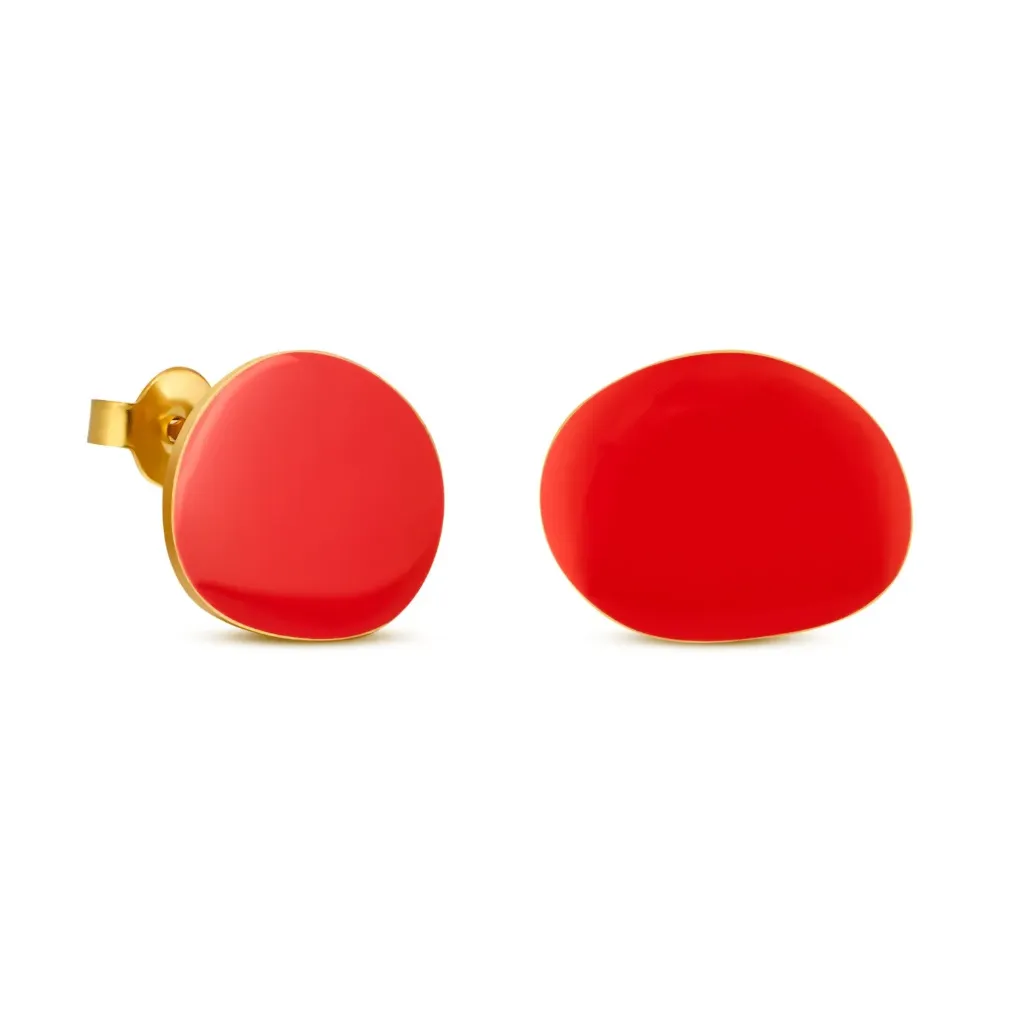 Oorstekers Miro Klein Rood