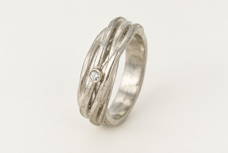 Ring Verweven Diamant